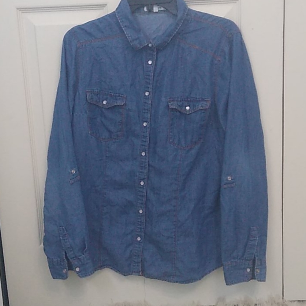 Live4Truth fabric Jean long sleeve top